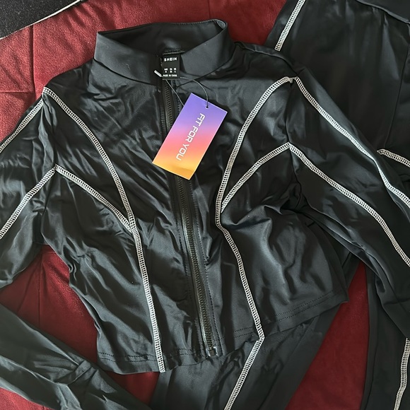 SHEIN Pants - Black track suit